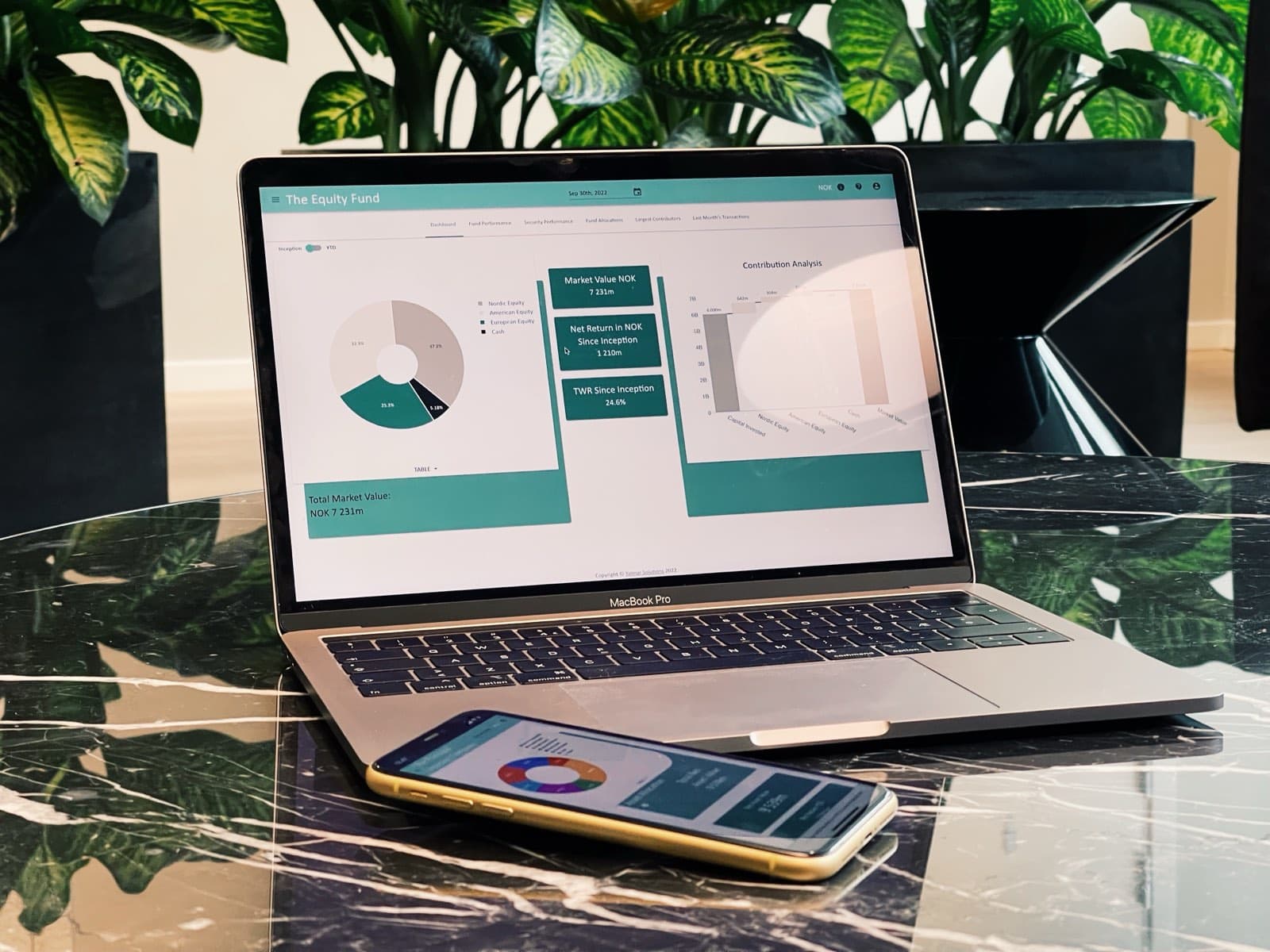 Yalmar Solutions digital reporting on a tablet